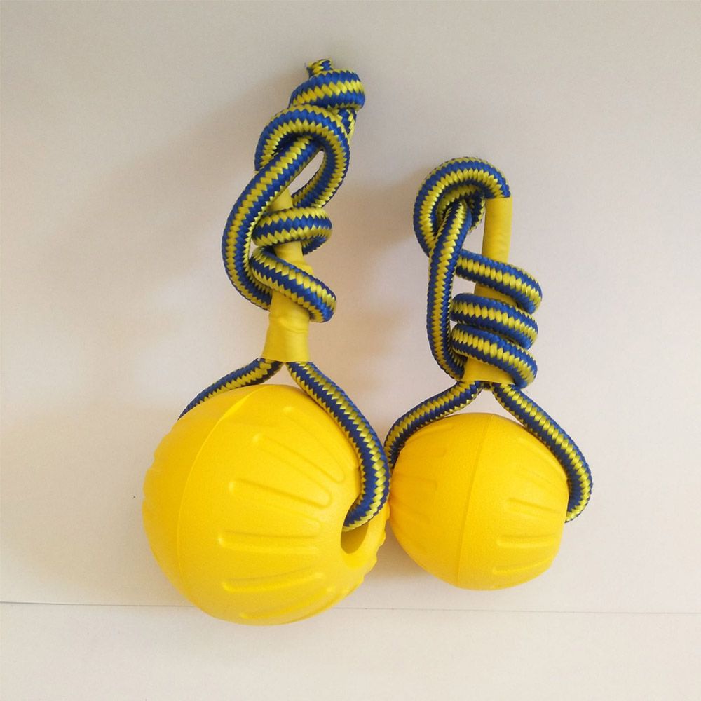 Suction Cup Dog Tug Toy - 7 Cm/9 Cm Geel Onverwoestbaar Rubberen