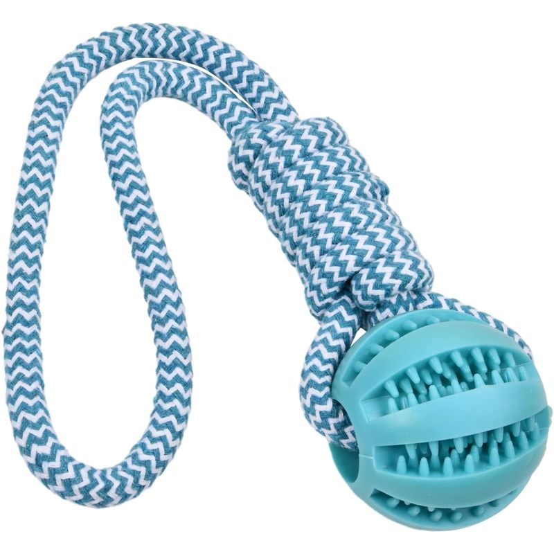 Indestructible Dog Chew Toy - Volumoon Bal aan Touw - Onverwoestbaar