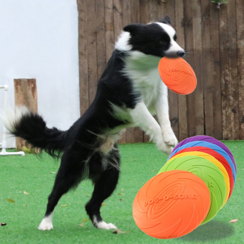 Flying Disc Dog Training Toy - Siliconen Vliegende Schotel Grappige Hond Kat