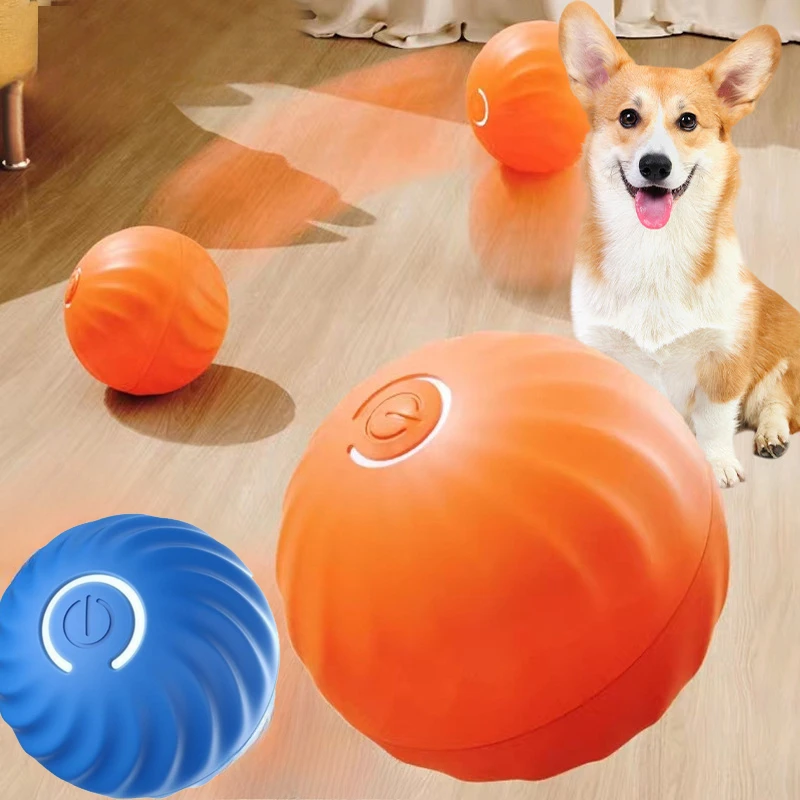 Automatic Moving Dog Ball - @1G-Huisdier Speelgoedbal Automatisch Bewegende Hondenspeelgoedbal Slimme