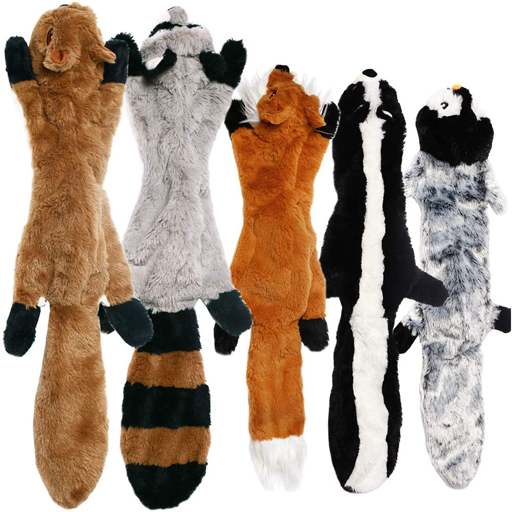 Indestructible Dog Chew Toy - Grappig gesimuleerd dier Geen vulling Hondenspeelgoed