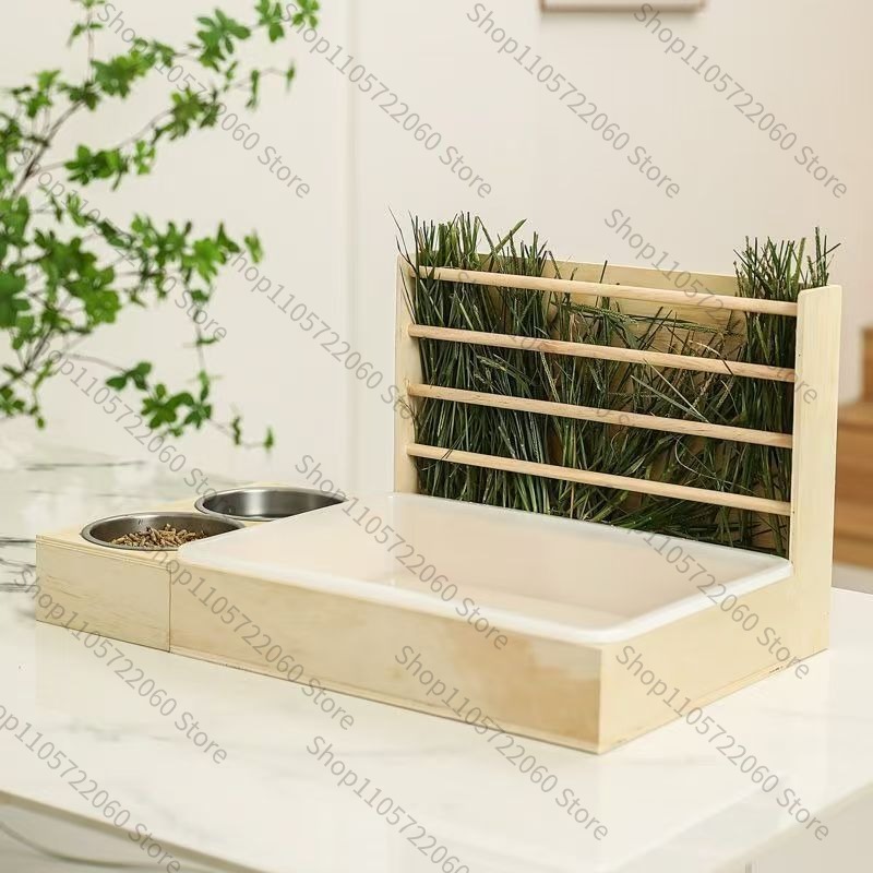 Houten konijnenvoederbak, mini - Pet Beds recensie en prijs