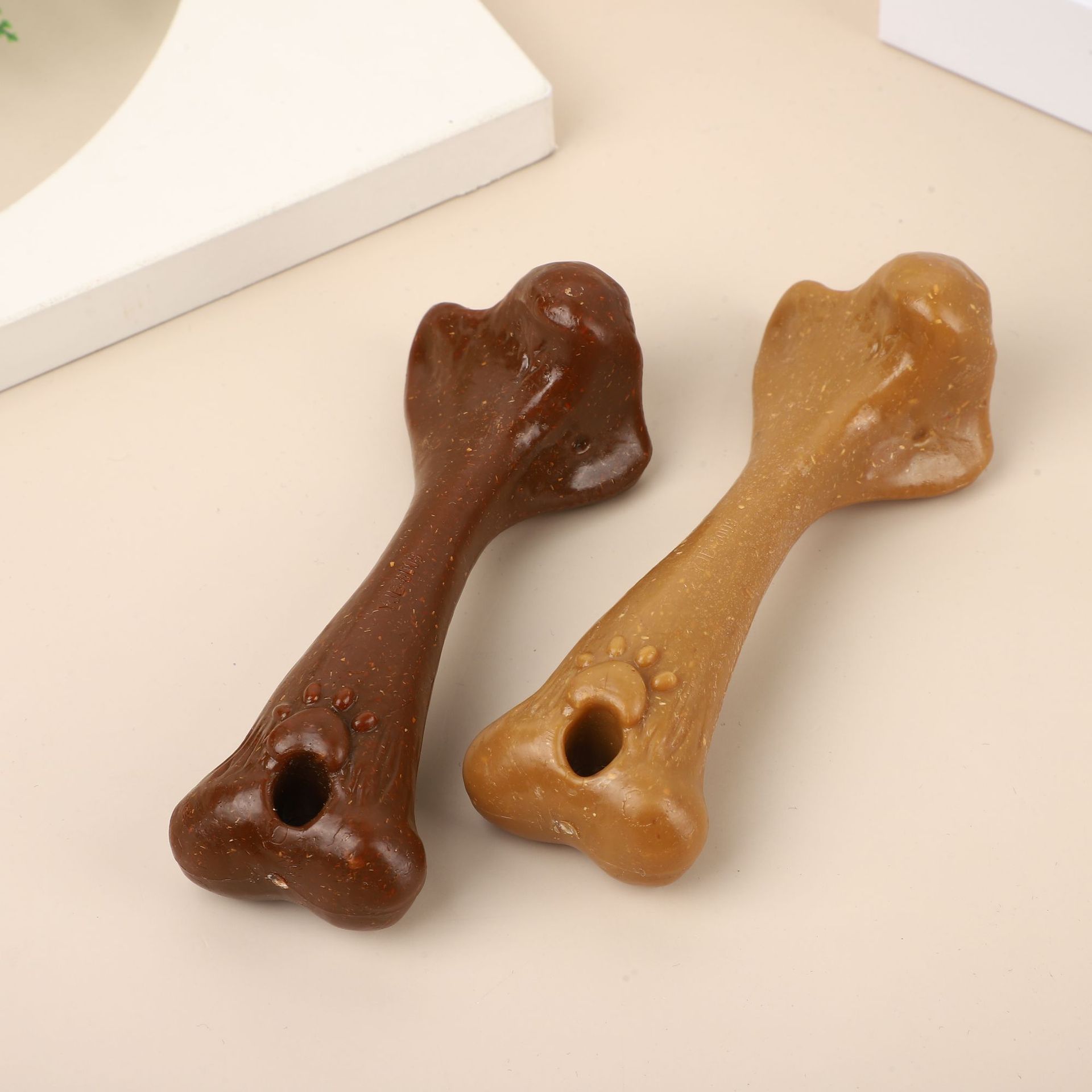 Hondenkauwspeeltje met grote b - Teeth Cleaning Dog Chew Bone recensie en prijs