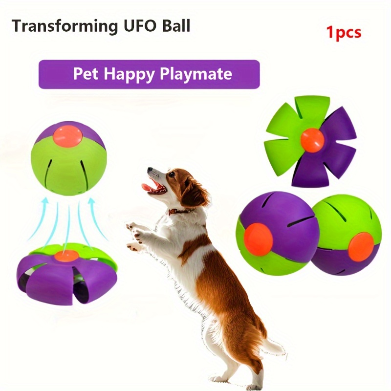 1 stuk vervormbaar UFO-vormig  - Flying Disc Dog Training Toy recensie en prijs