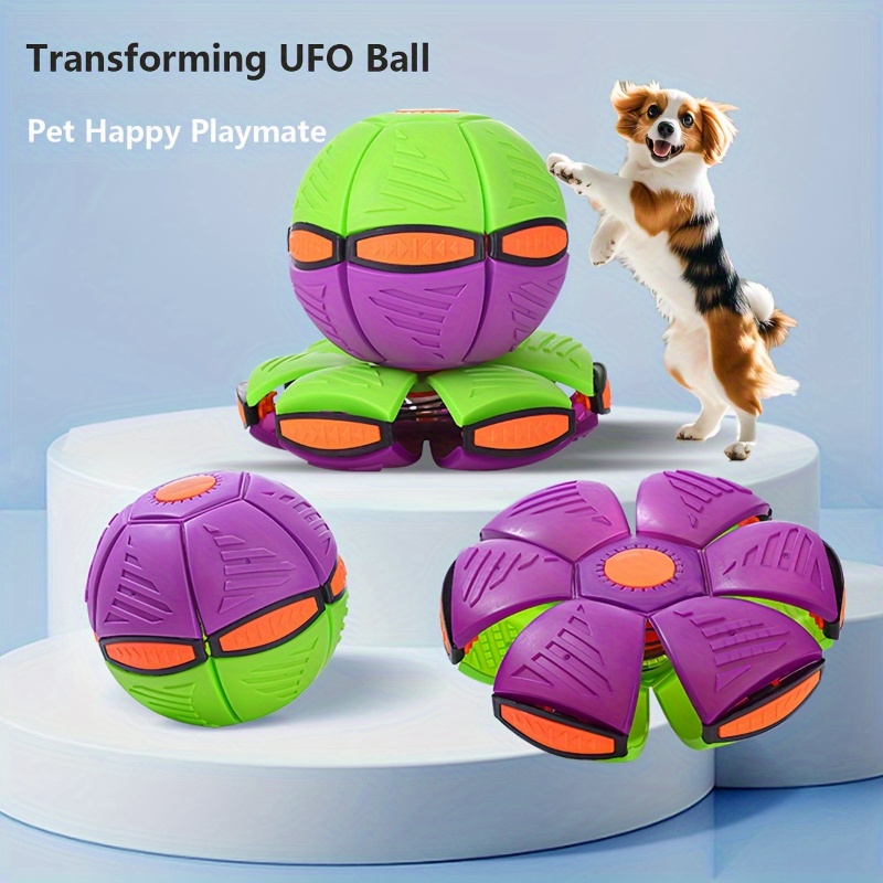 1 stuk vervormbaar UFO-vormig  - Flying Disc Dog Training Toy recensie en prijs
