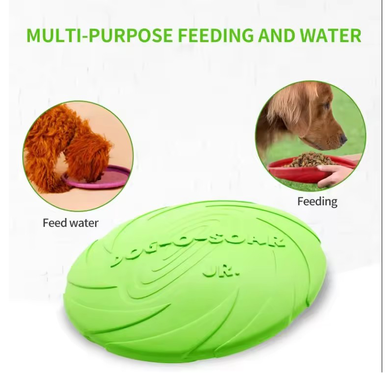 Duurzame siliconen hondenvlieg - Flying Disc Dog Training Toy recensie en prijs