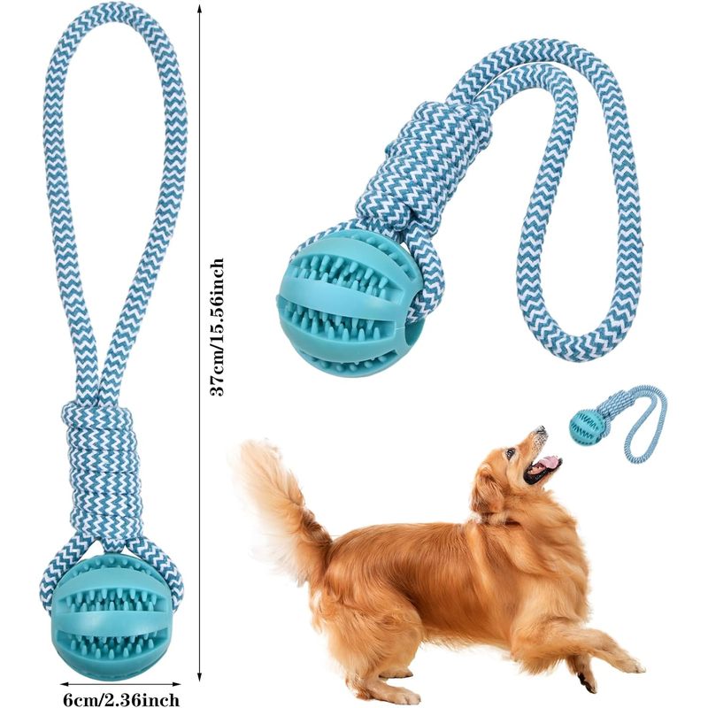 Volumoon Bal aan Touw - Onverw - Indestructible Dog Chew Toy recensie en prijs